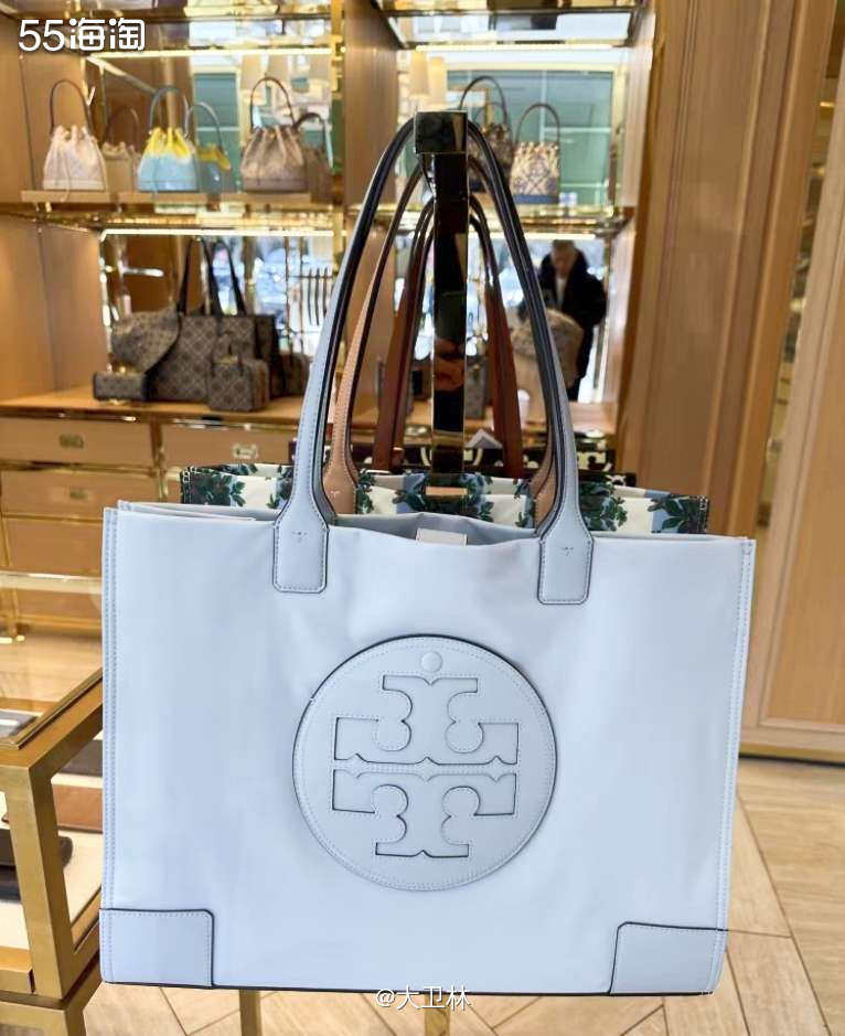 本来没想买包的，但看到小编推送TB雾霾蓝Ella托特包补货了