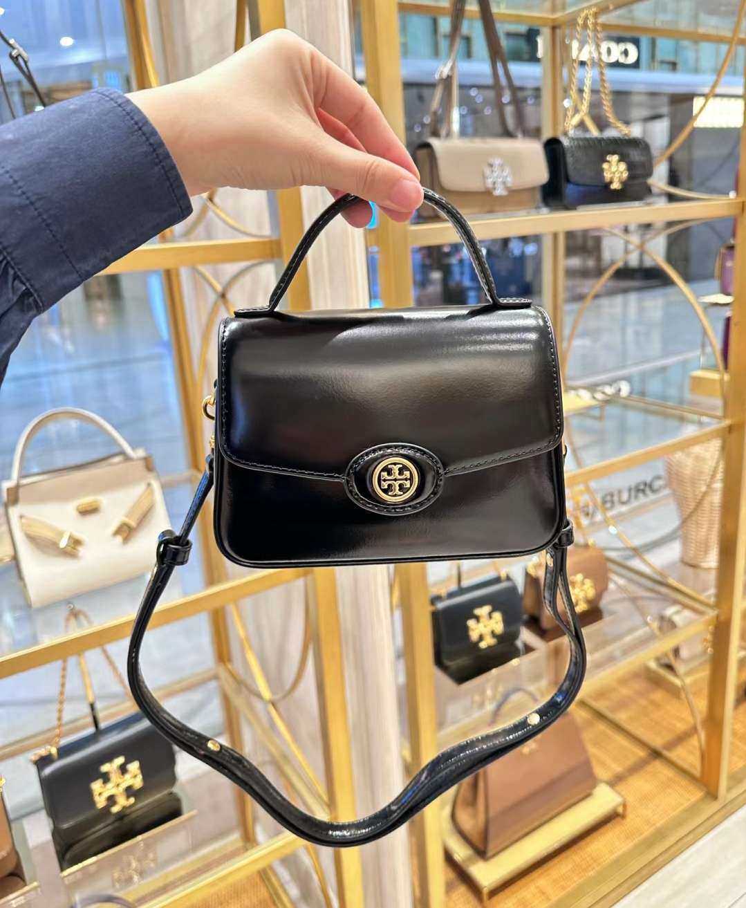 🌻商品名:Tory Burch Robinson手柄小号豆