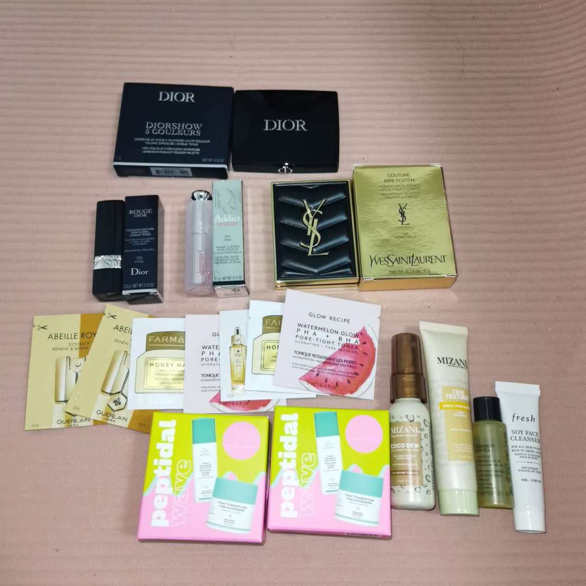☑开箱： ysl皮革眼影100，dior眼影669，dior