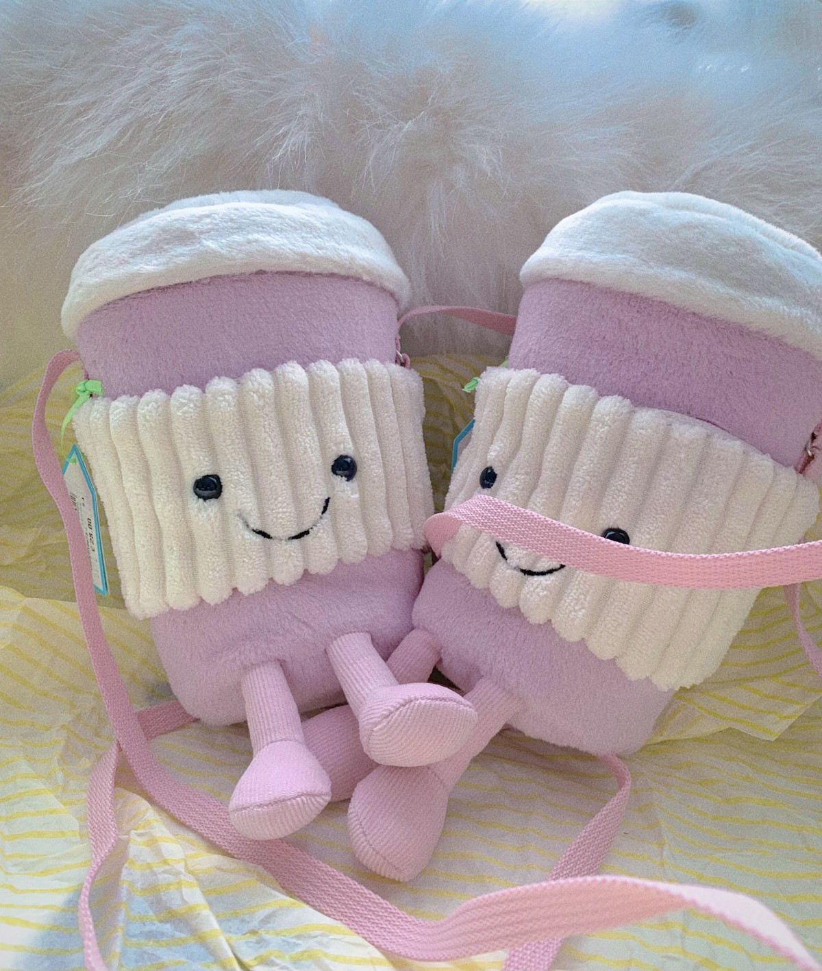 之前在Selfridges抢到的jellycat伦敦限定粉色