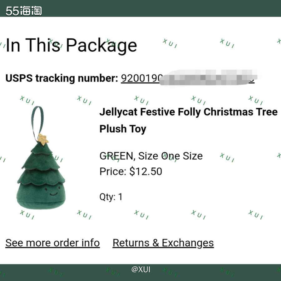 马上圣诞节了，Jellycat出了不少圣诞限定产品，例如圣诞