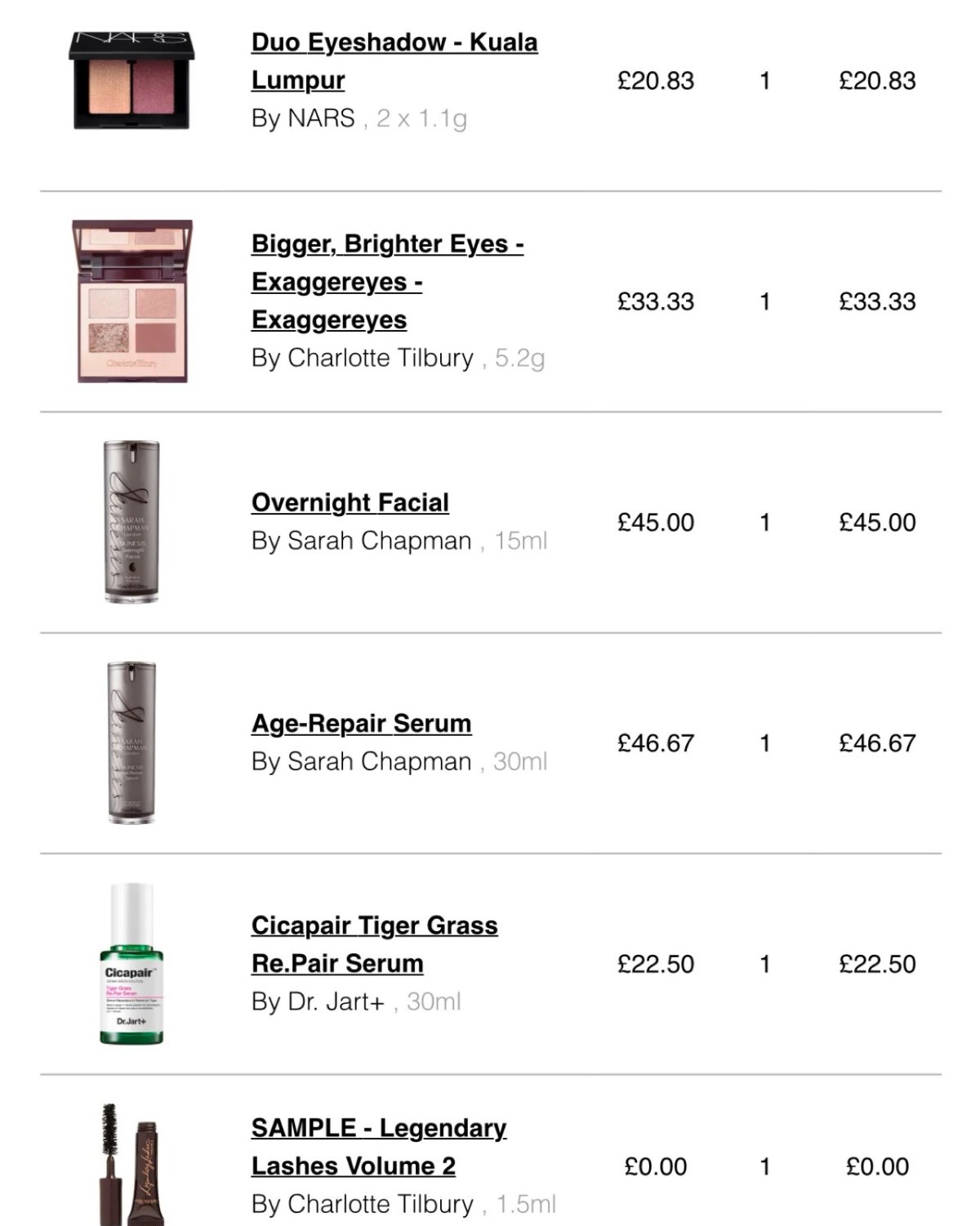 这次没让我等，十天准时到货! 这是我第4次cultbeaut