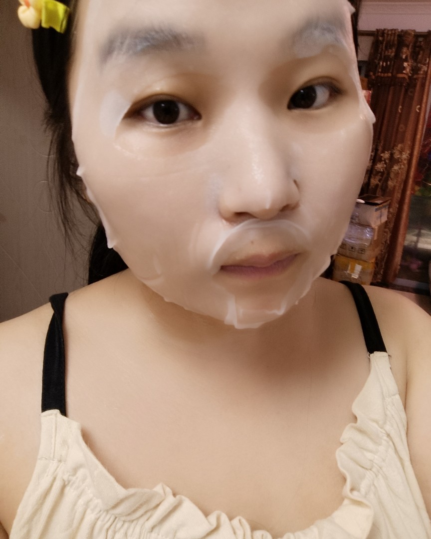 之前买的fan beauty好几款面膜，今天打卡一个看上去很