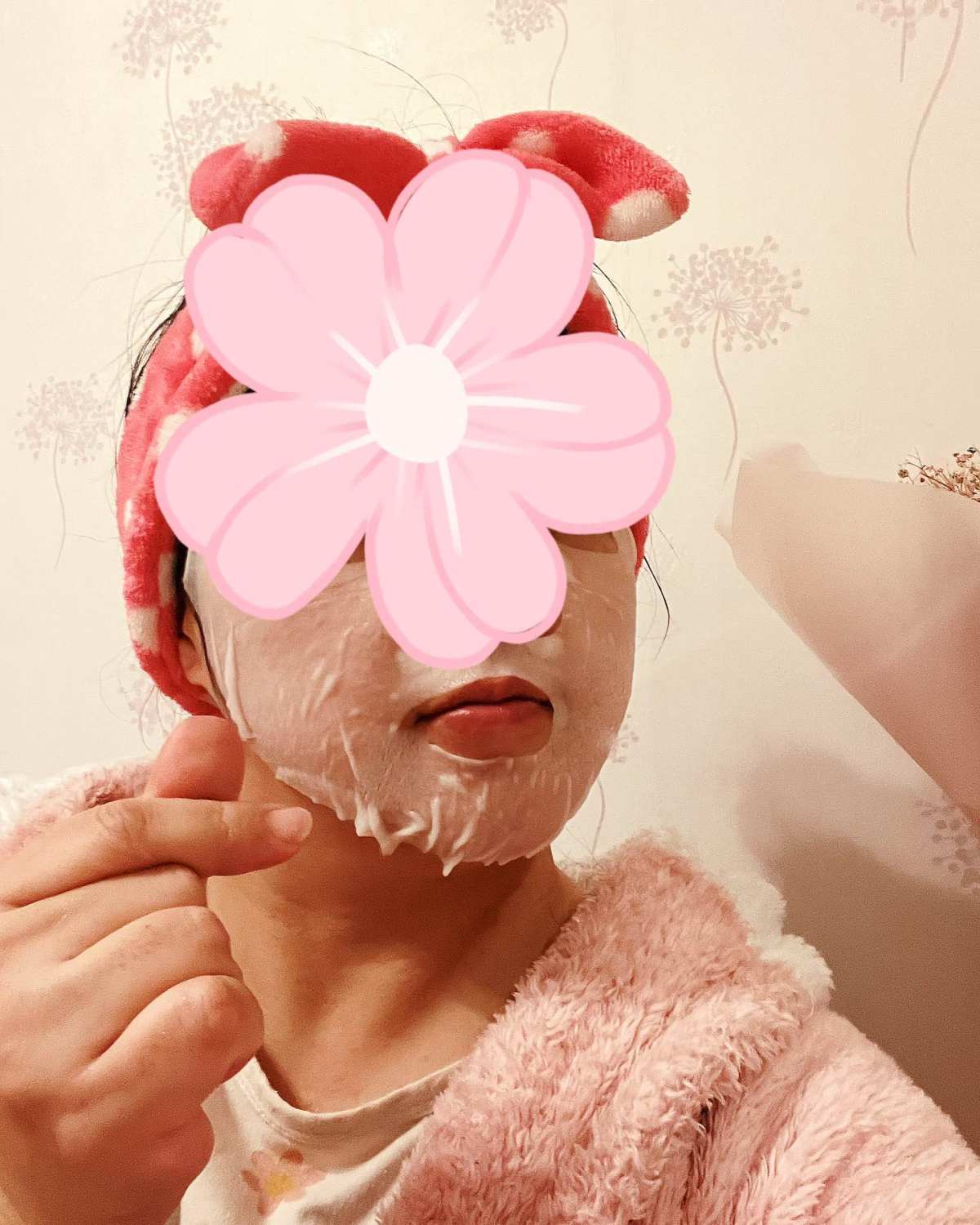 🌸周五没出去，在家早早把澡起了，娃娃也没出去上课，还是把面