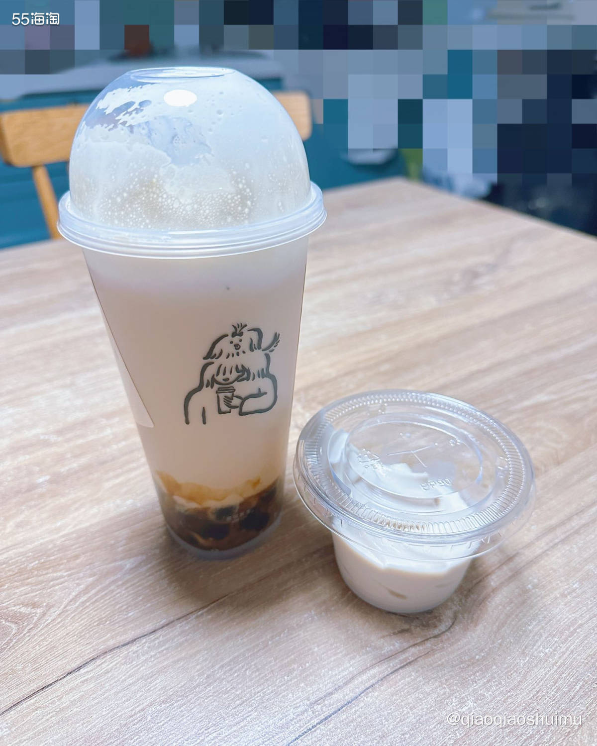 自从喜茶每周一免外送费，我就没断过…… 这次点了一杯烤黑糖啵