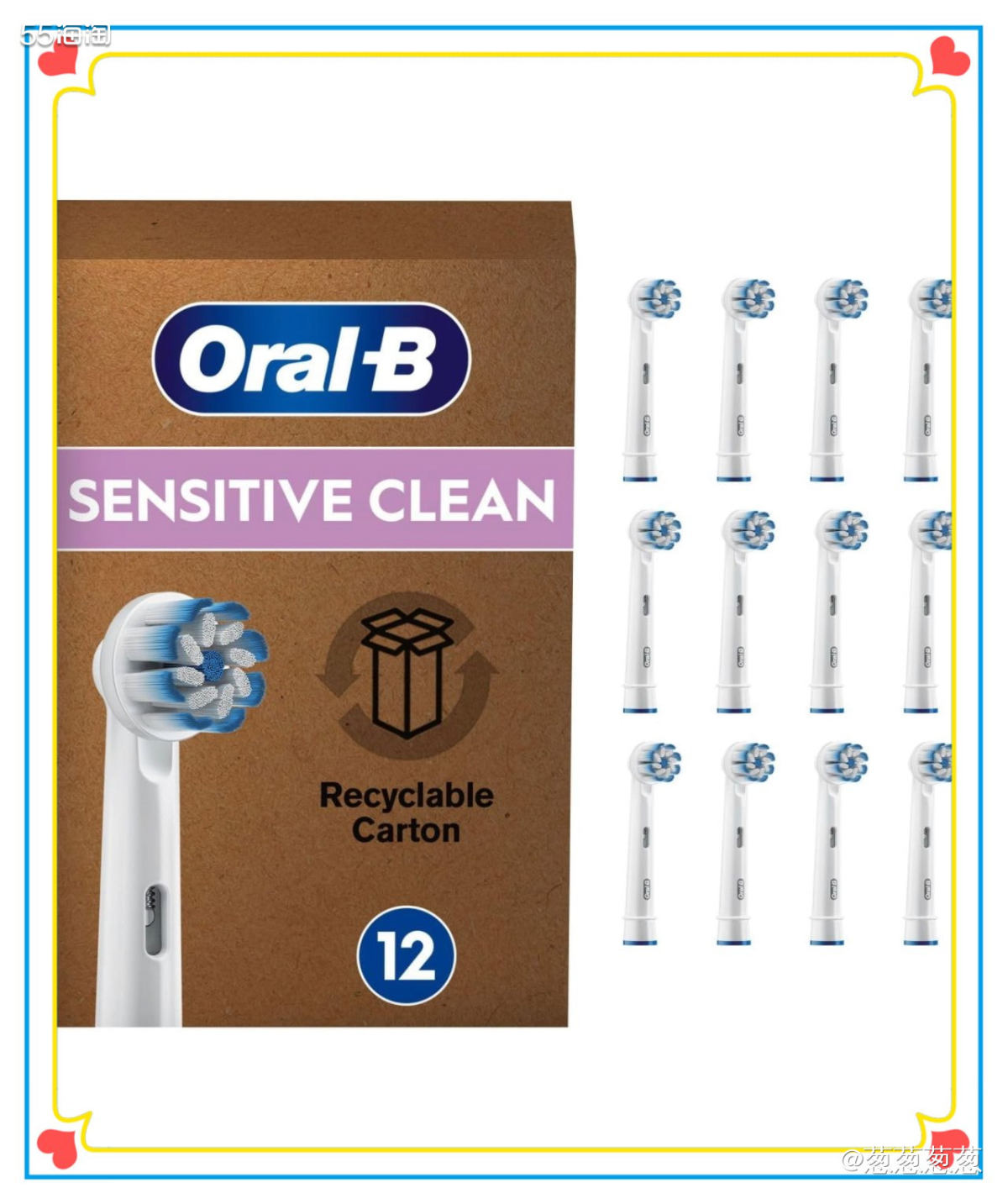 电动牙刷刷头也是日常必囤的消耗品，亚马逊海外购里的电动牙刷替