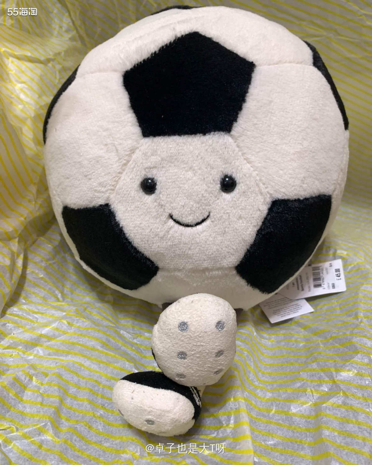 开箱产品:jellycat茄子汉堡包+2个球！ 购买平台: 