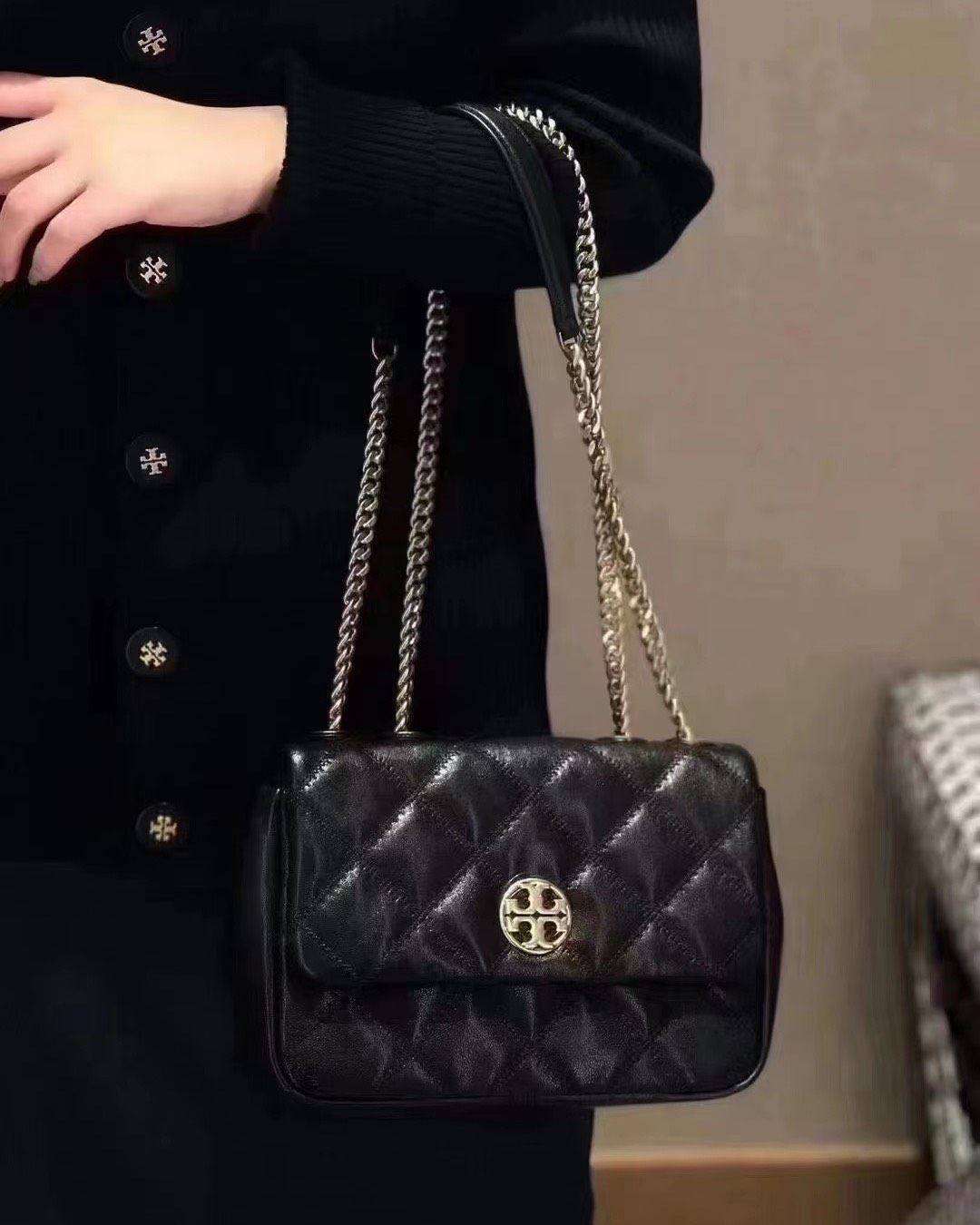 黑五折上折预定💰2299直邮 TB Willa中号经典菱格