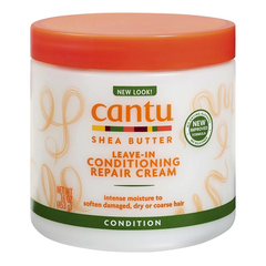 【单件含税】Cantu 乳木果油头发免洗修护霜 453g