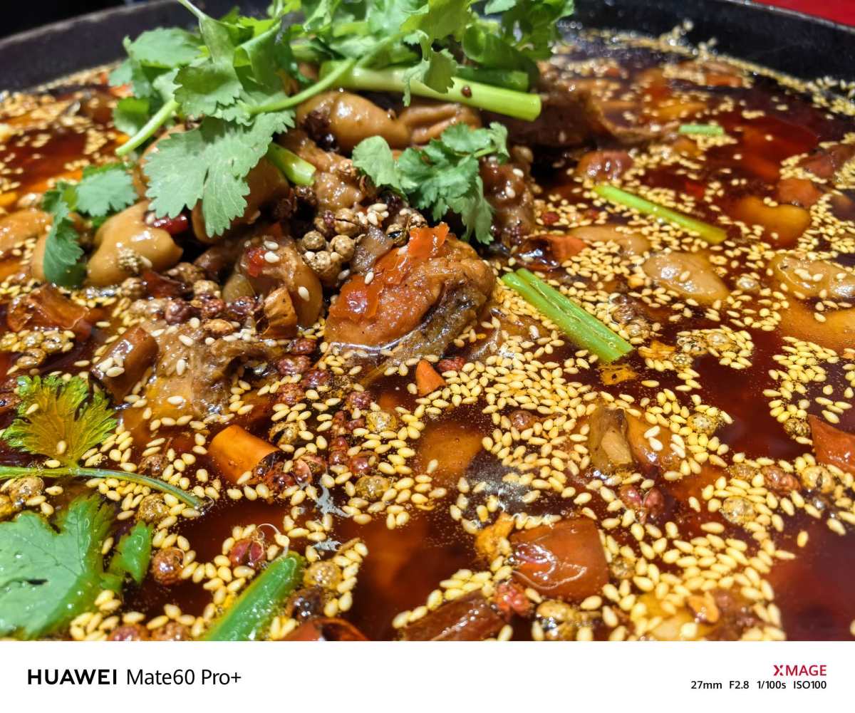 肥肠烧鸡公，一道充满诱惑的美食。鲜嫩的鸡肉与卤香四溢的肥肠，