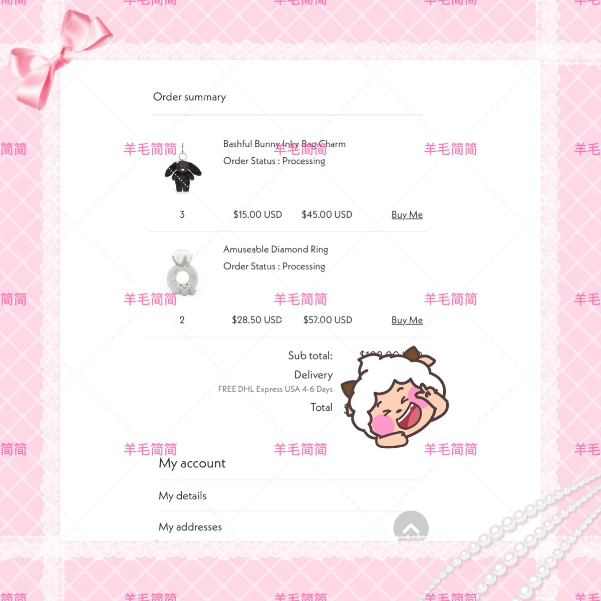 Jellycat忍不住的喜欢🤩🤩🤩 🎈下单网站：Je