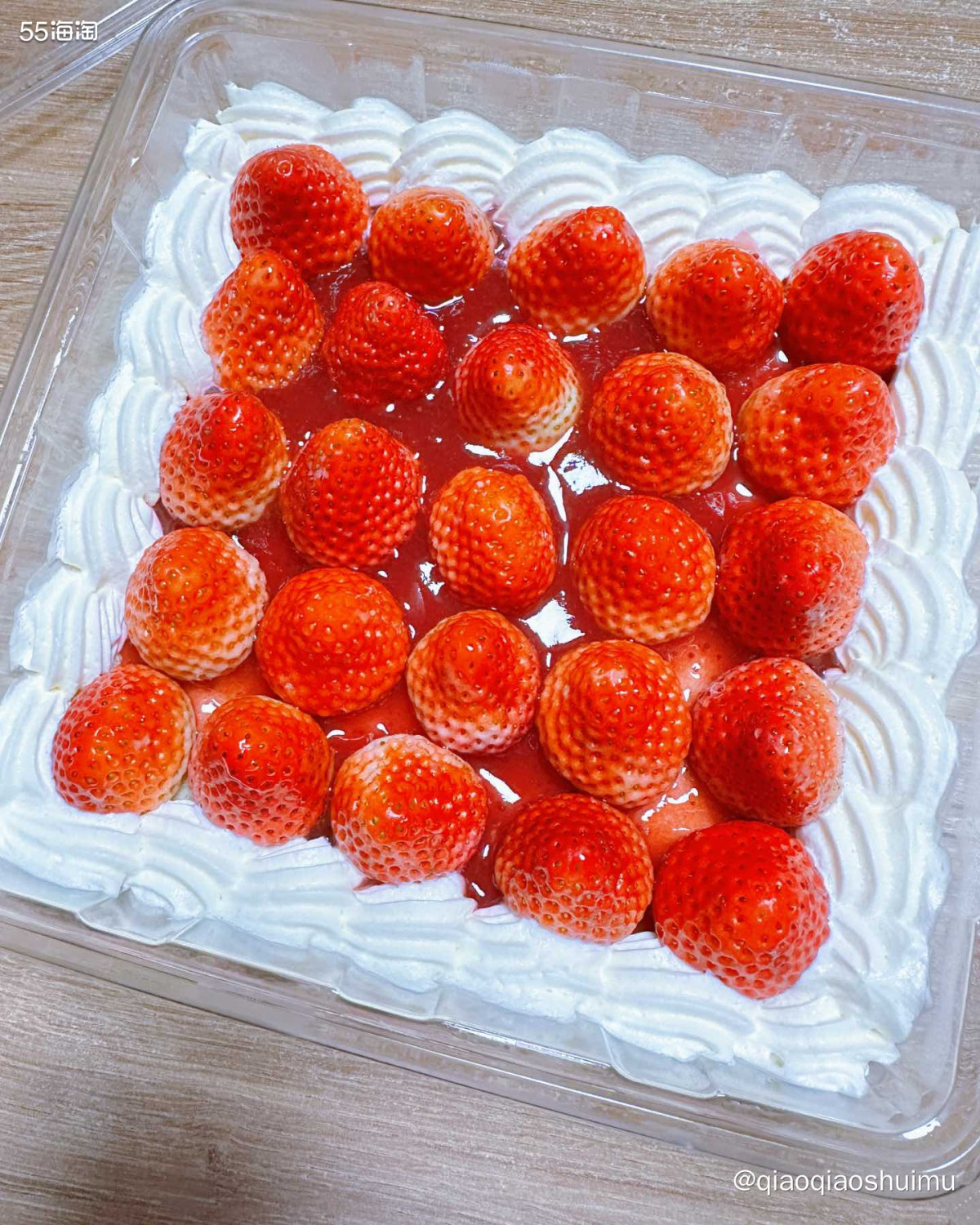 其实在会员日那天我就注意到盒马的这个蛋糕啦～当时是打七折基础