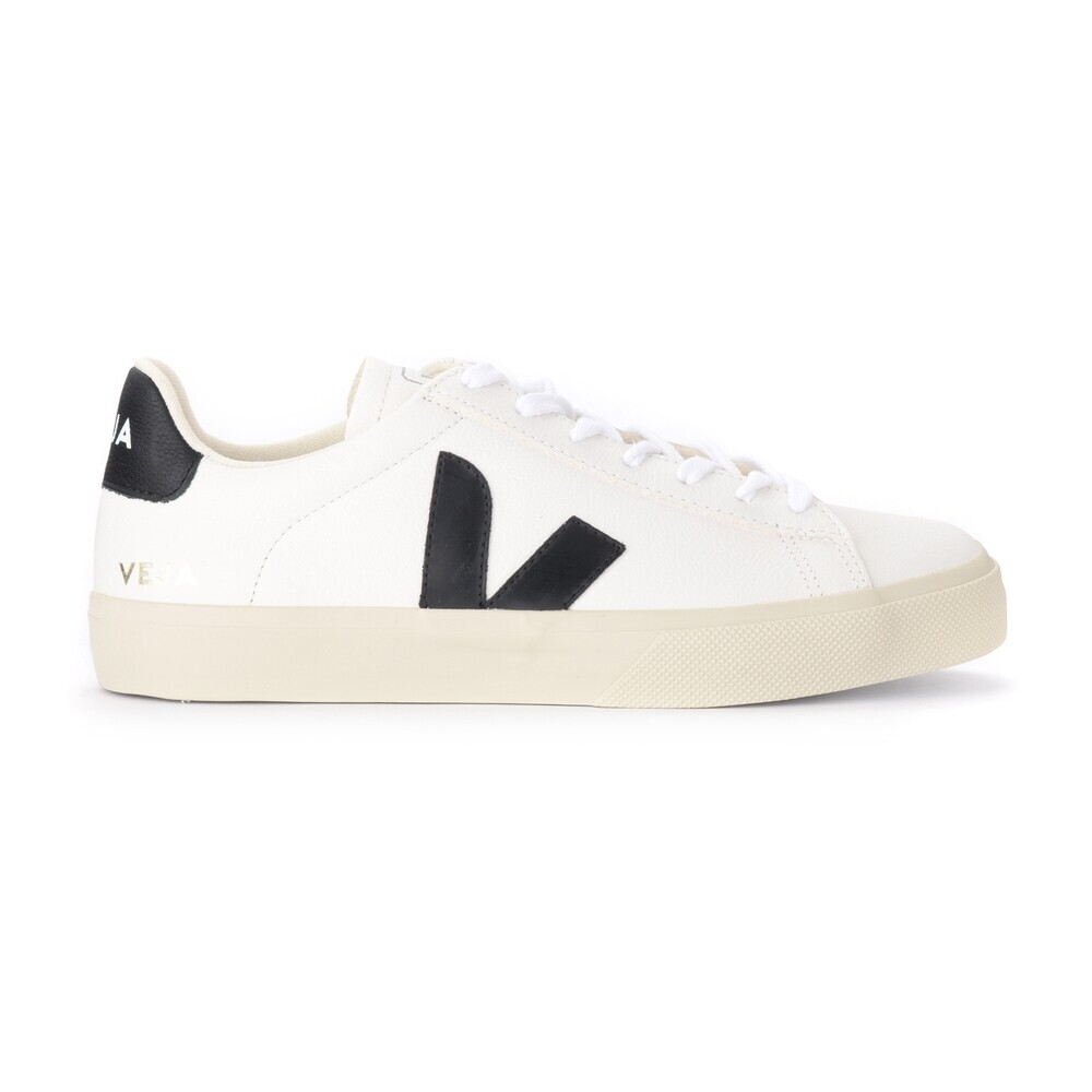 【热卖单品】VEJA Campo 男女同款白色logo系带板鞋
