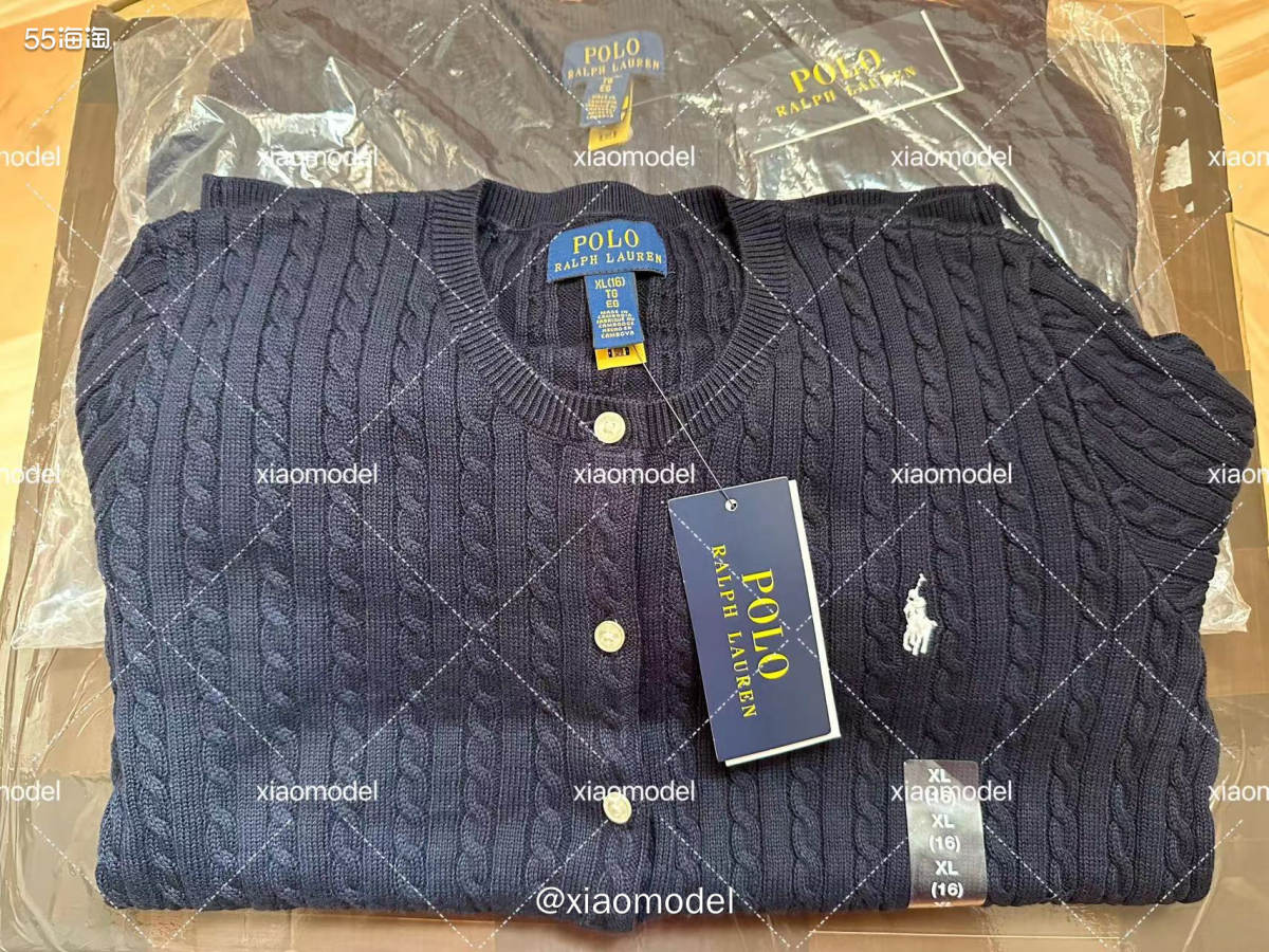 ❤️昨天收到大热门的拉夫劳伦开衫深蓝色XL 3件。  🌷运