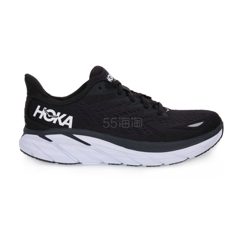 HOKA ONE ONE CLIFTON 8 W 男士黑色减震透气运动鞋