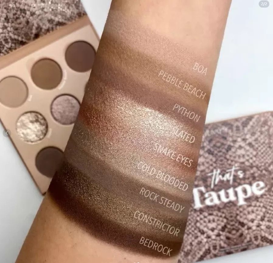 ❇️乍听Colourpop这家蛇纹眼影盘，我内心是拒绝的，但