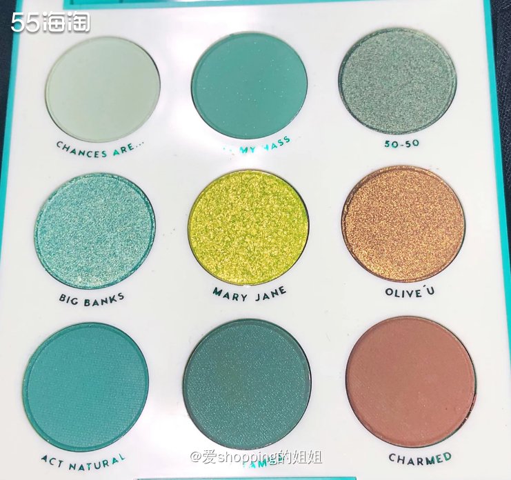 🍃Colourpop新眼影盘-just my luck  