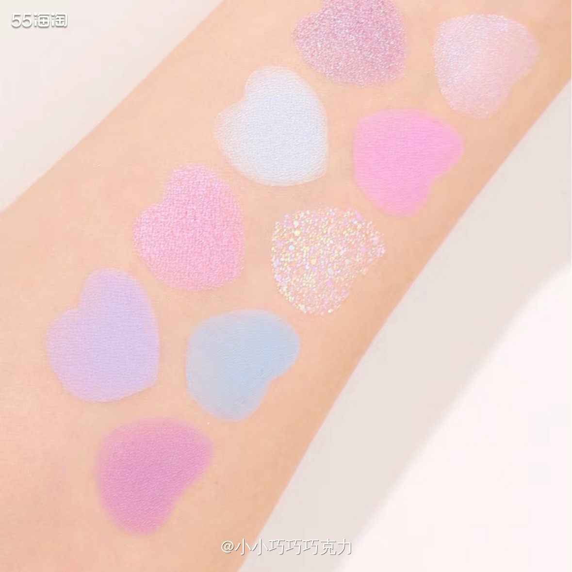 Colourpop 夏日配色是很不日常的蓝紫色，但是真的很梦