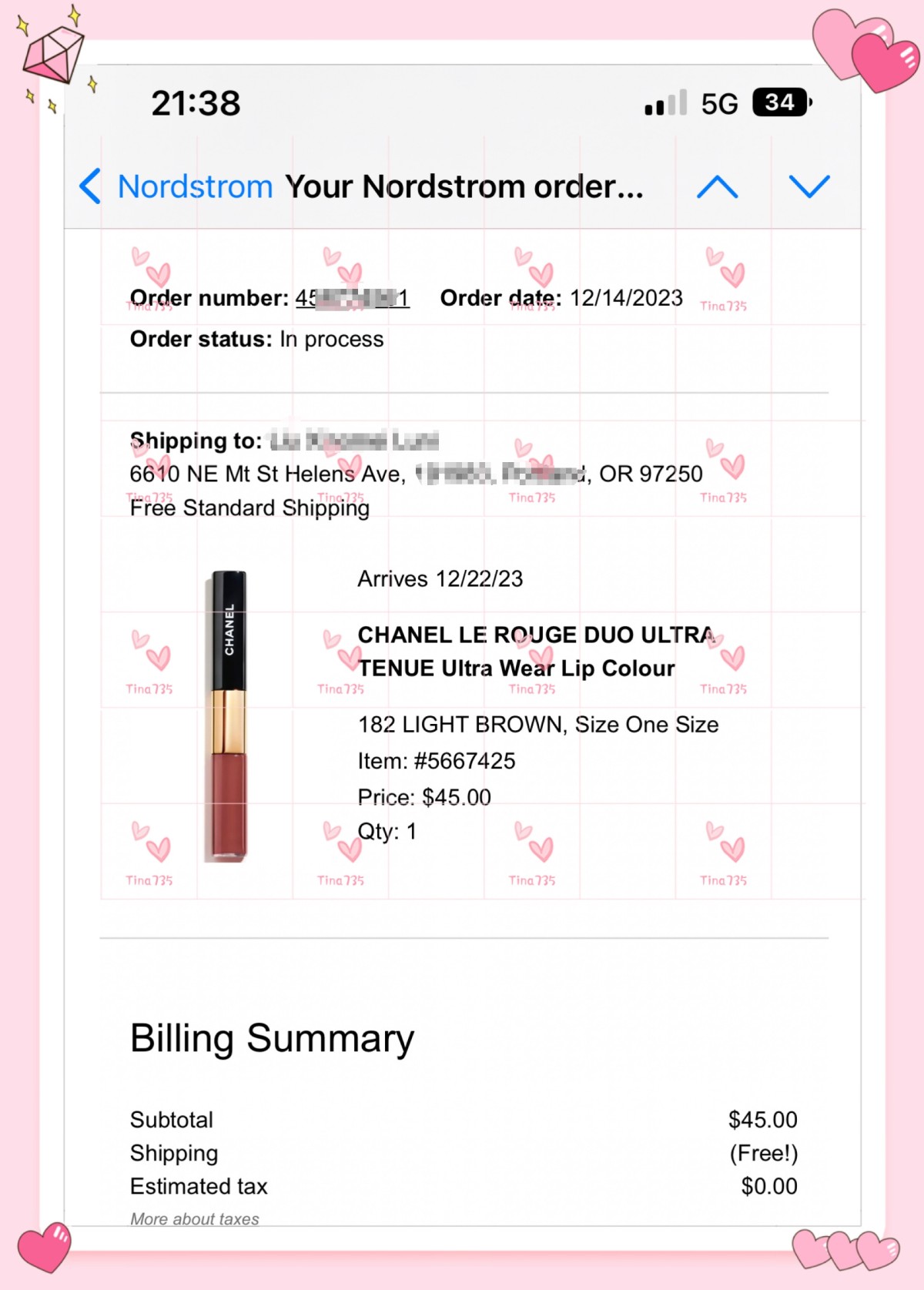 感觉同眼影308和山茶花洗面奶一样，双头唇釉182也是时常补