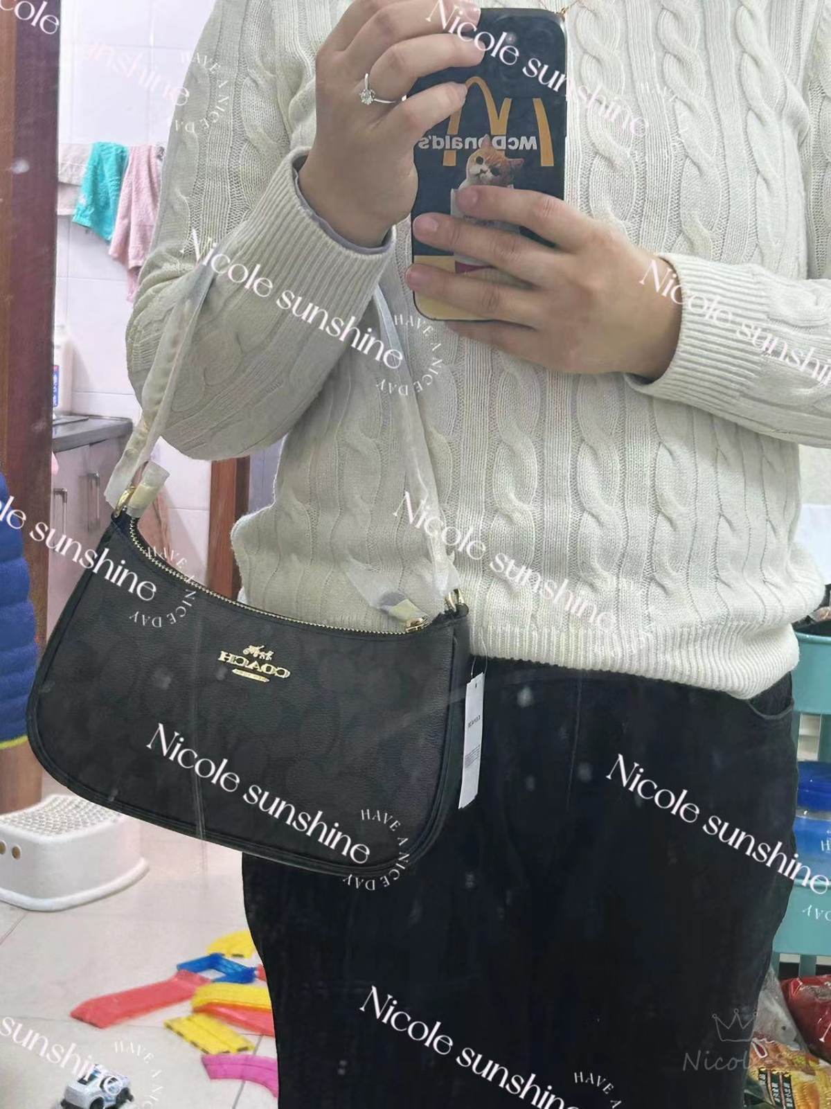 下单网址：coach outlet 下单款式：Teri sh