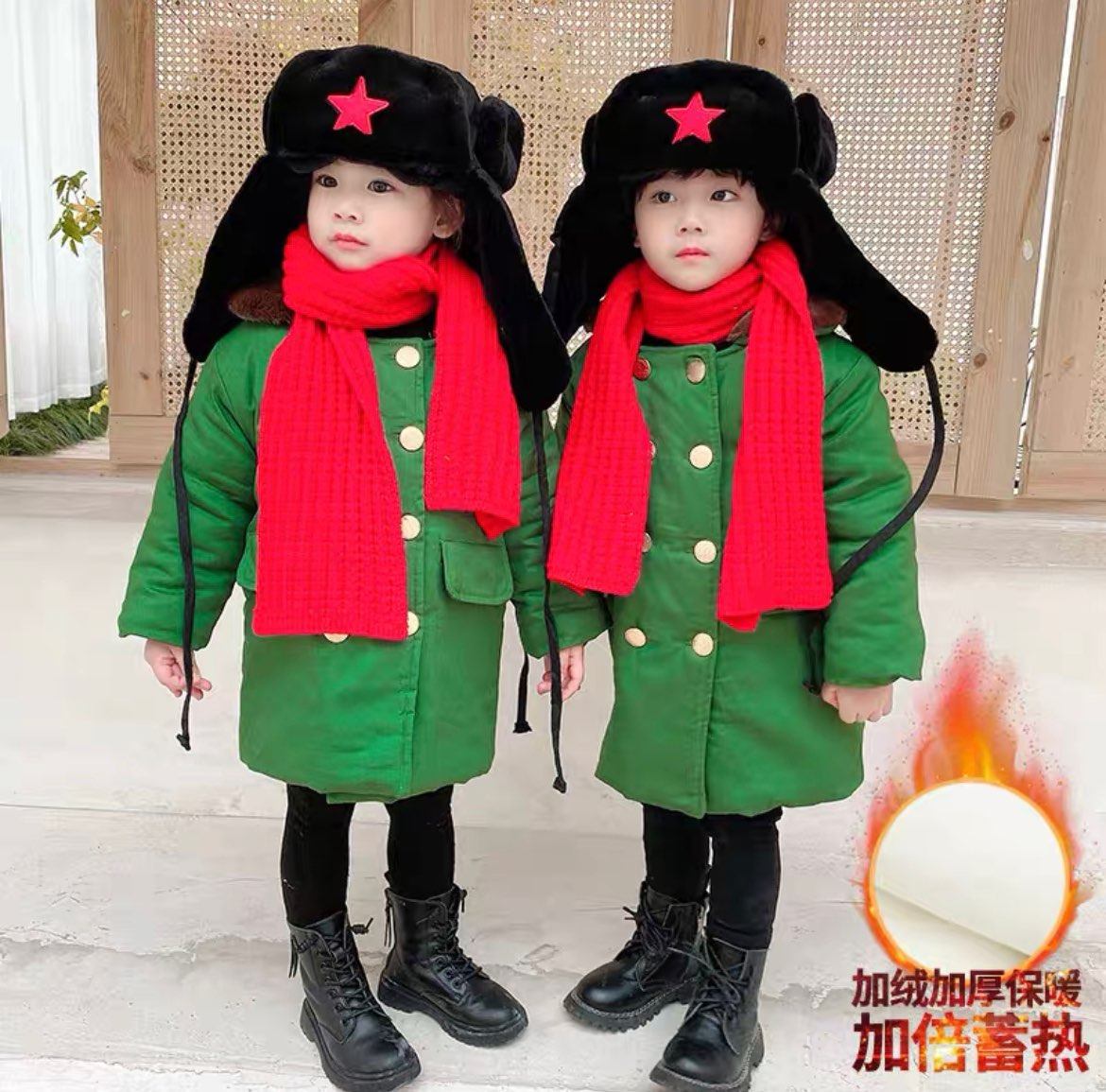 ❇️马上要到元旦，幼儿园通知要搞活动。今年的活动服男孩子是东