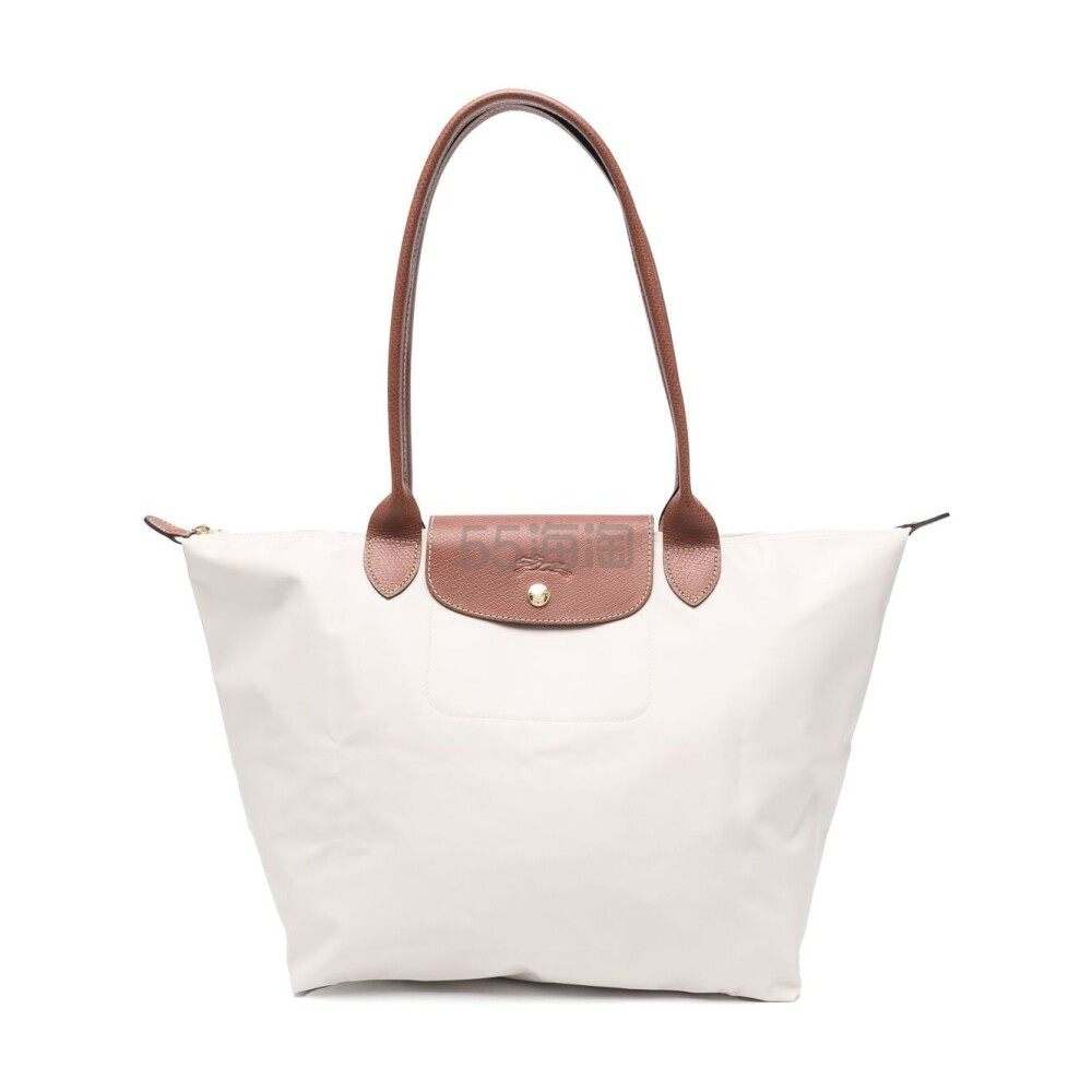 【24年春夏新品】LONGCHAMP珑骧 LE PLIAGE ORIGINAL 女士纸白色大号长柄手提包托特包