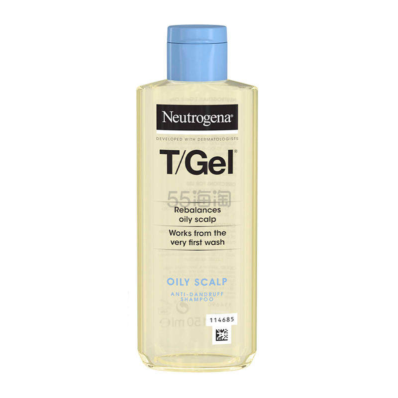 【单件含税】Neutrogena 露得清 T/Gel去屑洗发水 油性头皮及发质适用 150ml