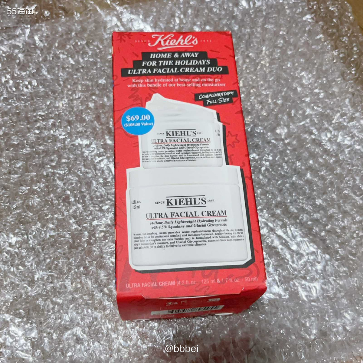 🌸科颜氏高保湿面霜，适合所有肤质，尤其干敏皮。抗干燥，补水