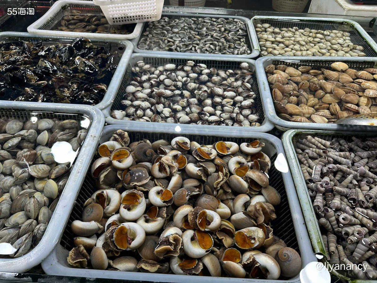 🦐跨年的时候去了海鲜市场买海味，感觉海鲜市场一大特点就是温