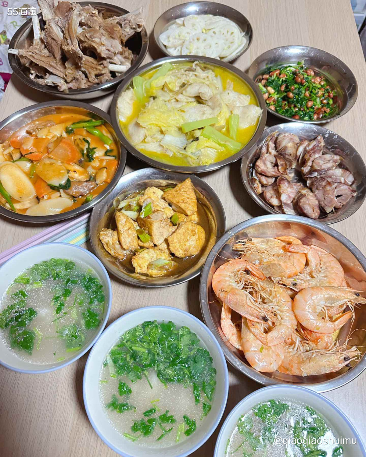 晒晒元旦前一天去妈妈那里吃的饭～ 元旦就三天假，只比周末多一