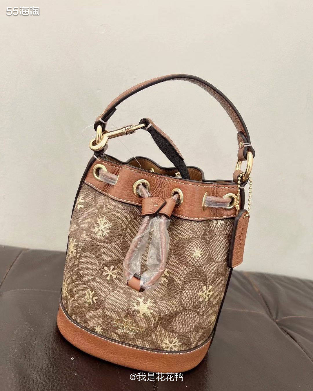 ✅购买网站:coach官网  ✅订单物品:棕色雪花水桶  ✅
