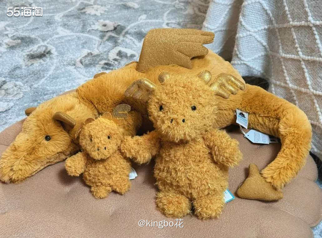 ⏺Jellycat 龙年新款你喜欢哪一个？龙龙小挂件真的超阔