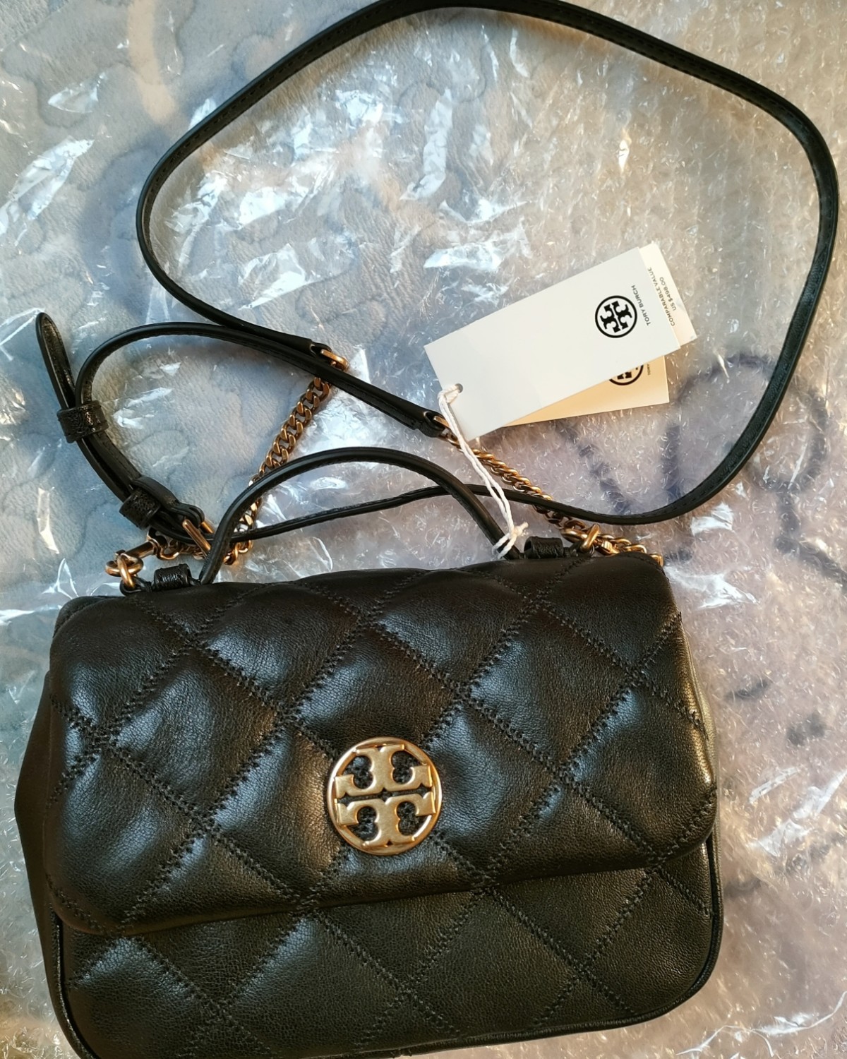 🌻购买商品:Tory Burch willa 迷你方胖子x