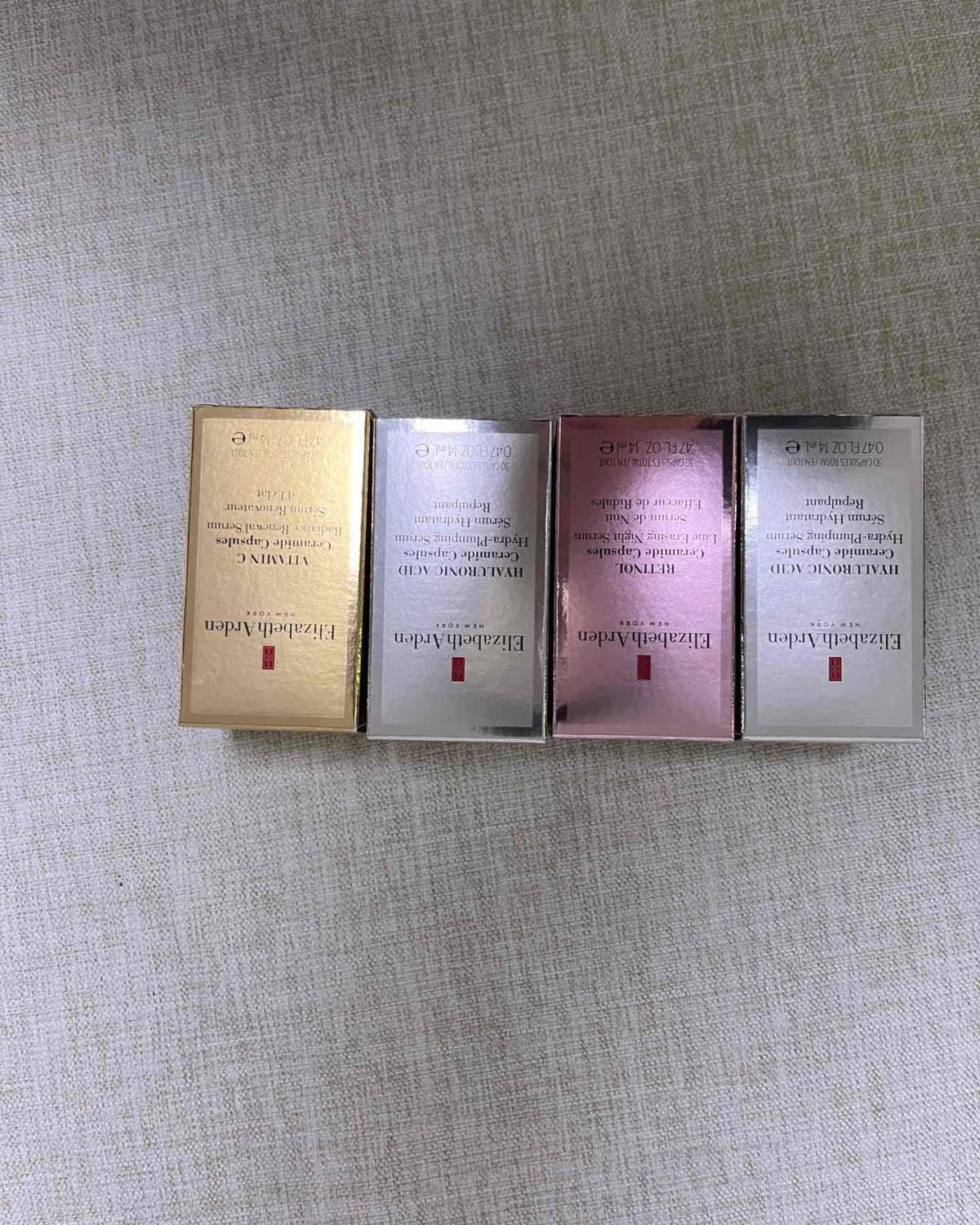 朋友们 出雅顿的胶囊   还有轻感金 以及橘灿精华 小银蛋精