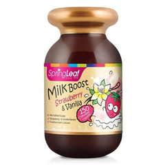 Spring Leaf 儿童高钙咀嚼奶爆片 150片 草莓香草味 不含糖