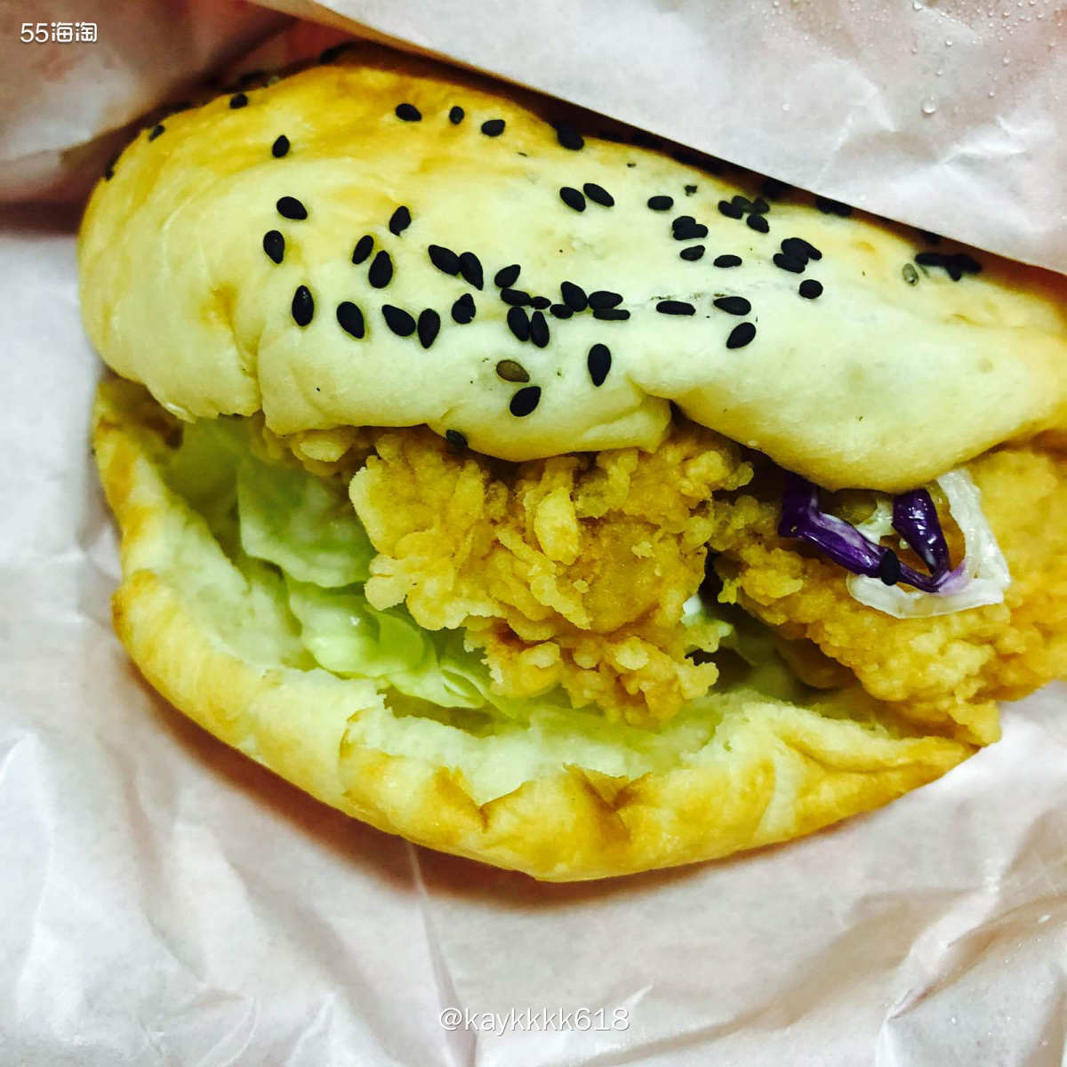 正好饿了么送了20-14元的红包，中午就点了个塔斯汀的中国汉