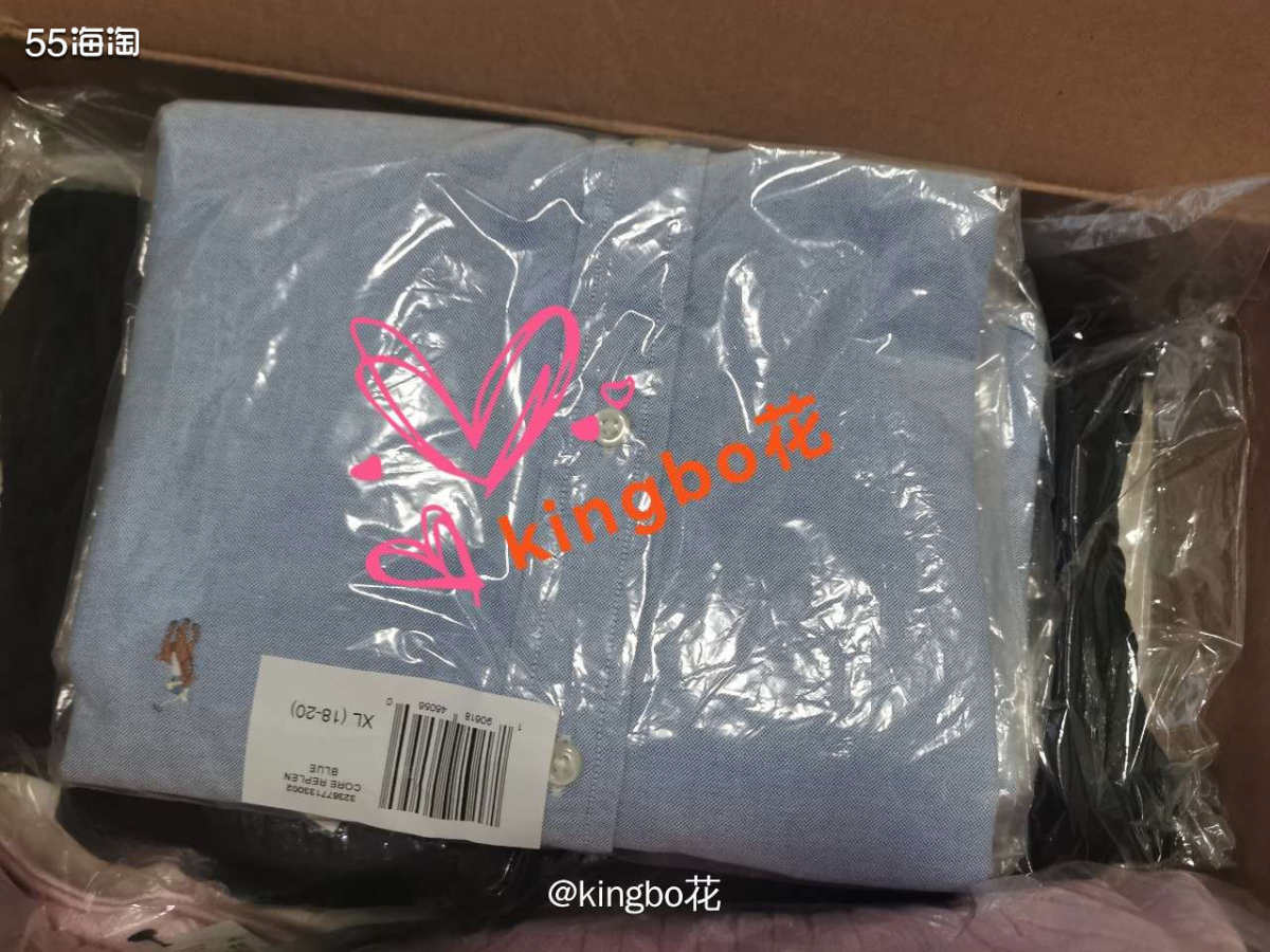 一整箱海淘的拉夫劳伦的衣服到货开箱咯  这是之前买的布鲁明，