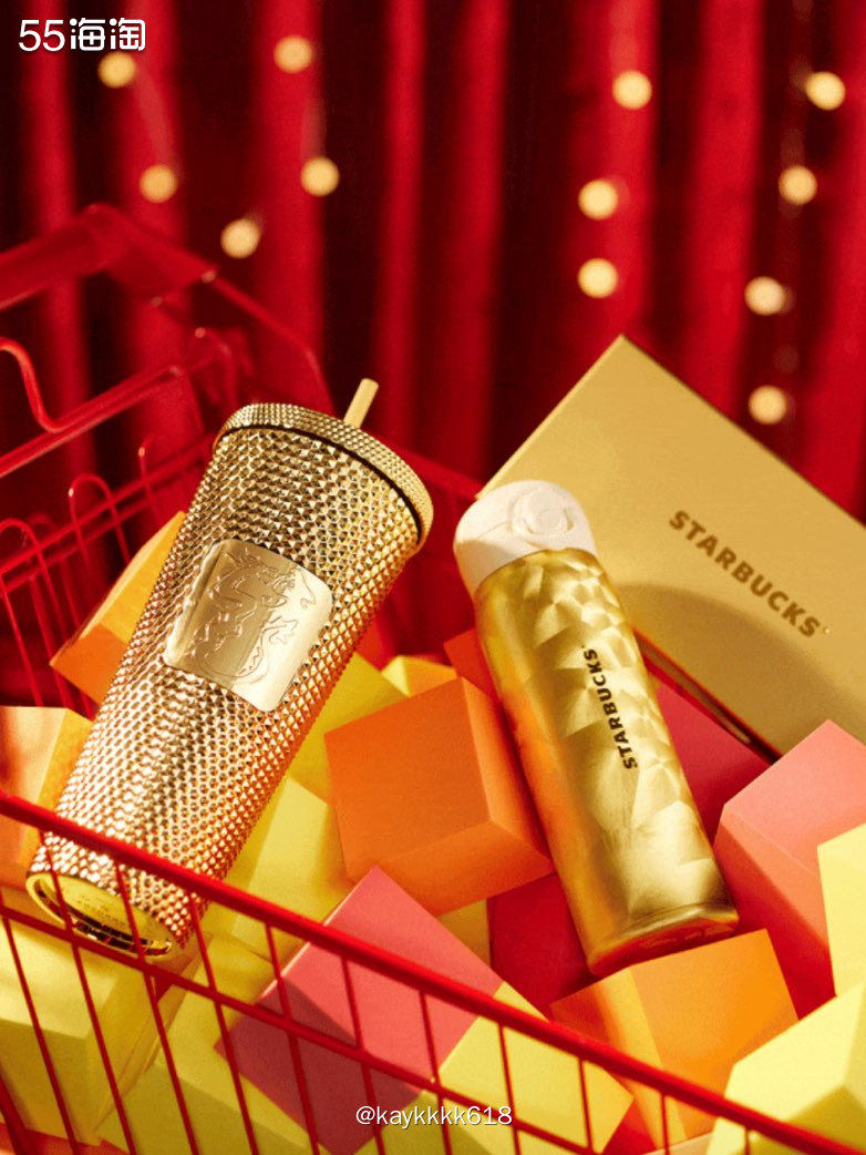 星巴克的龙年限定每年还是更新很多的！就是今年马克杯的龙头有点