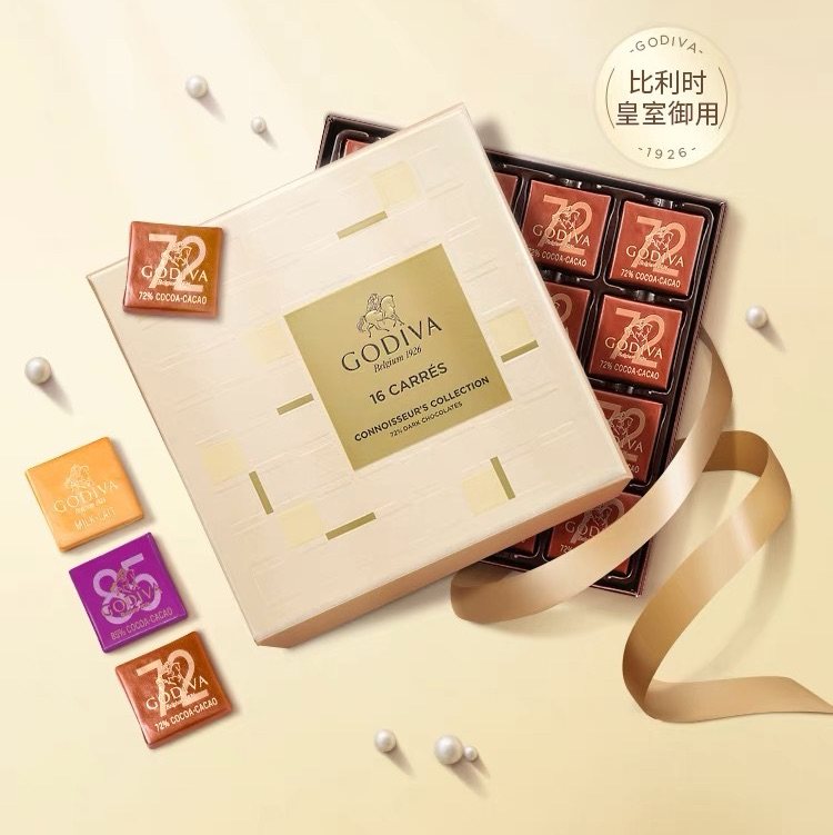 🍫我每年过年都会买几盒歌帝梵巧克力，为什么过年买呢，因为平