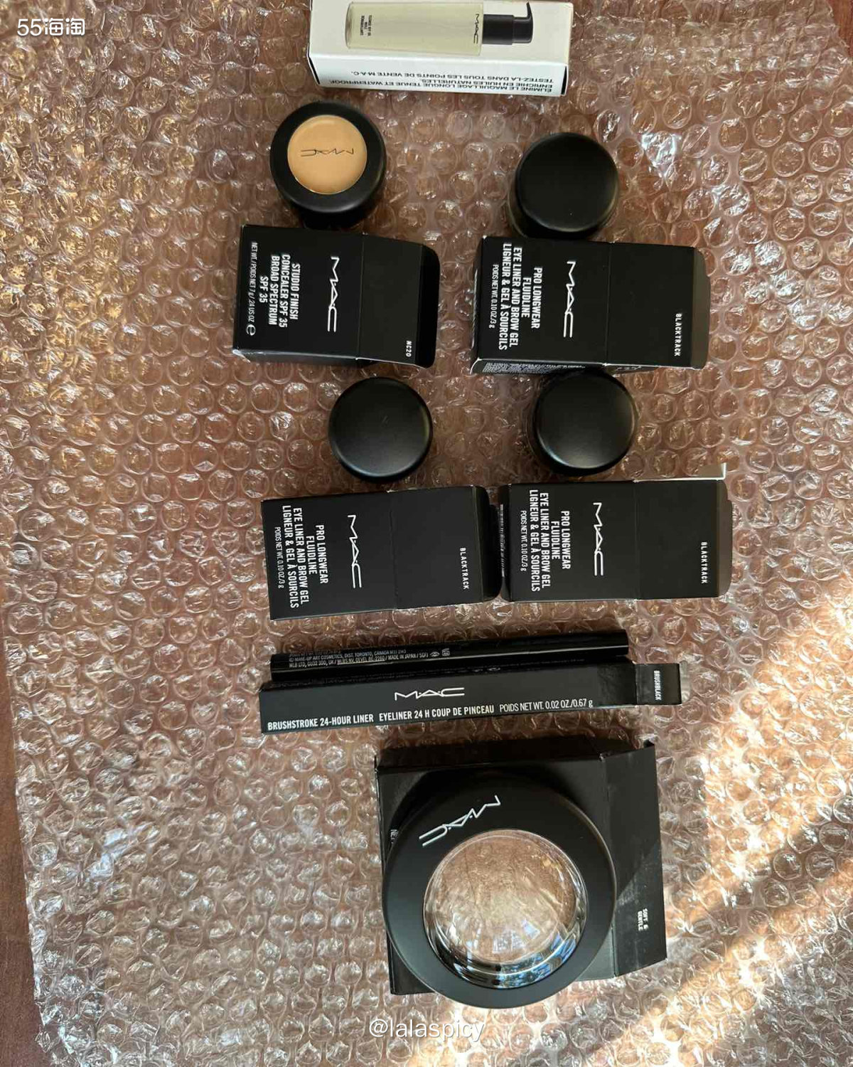 为了兑换MAC的积分了，怒花500积分 入正装Mac矿物高光