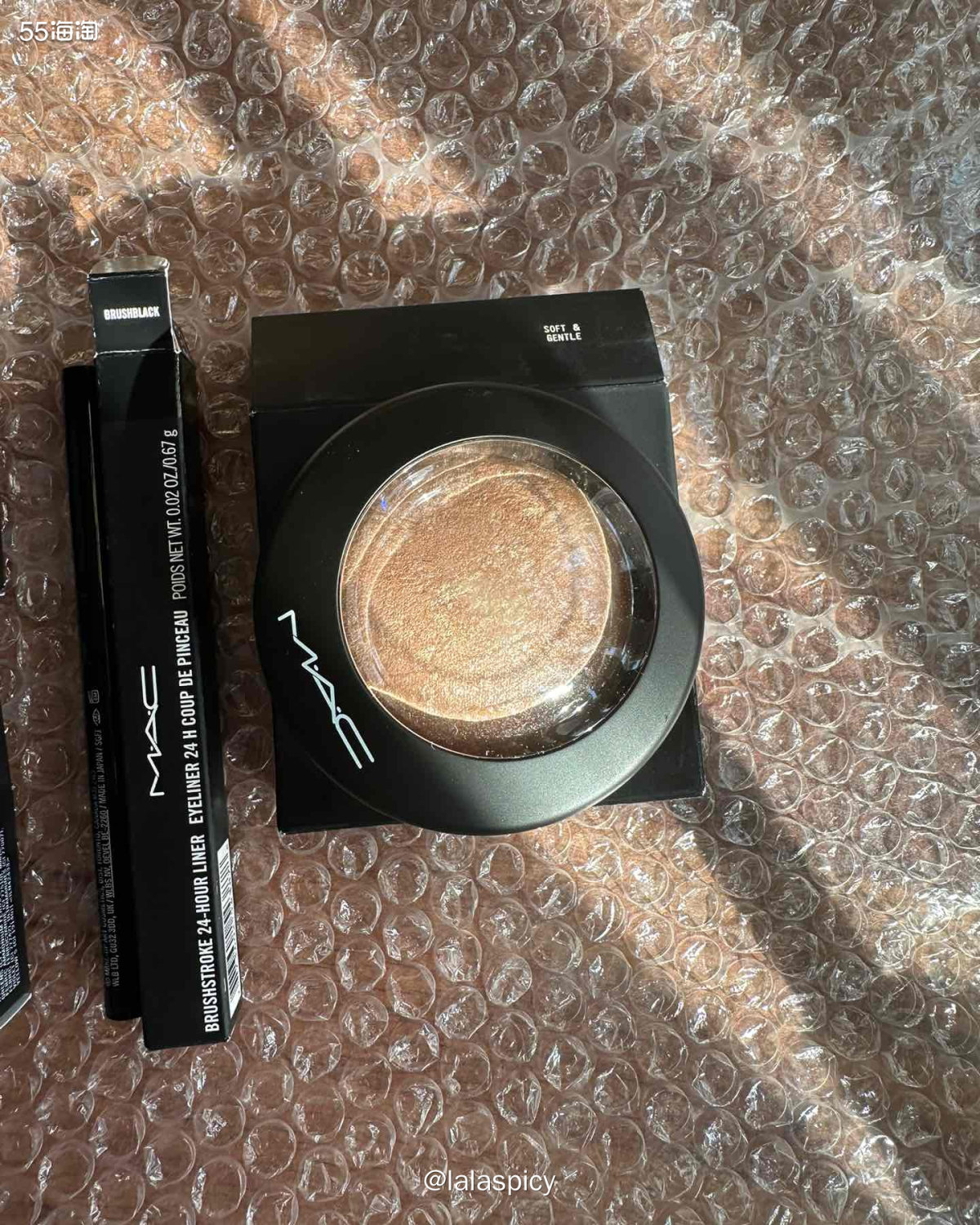 为了兑换MAC的积分了，怒花500积分 入正装Mac矿物高光