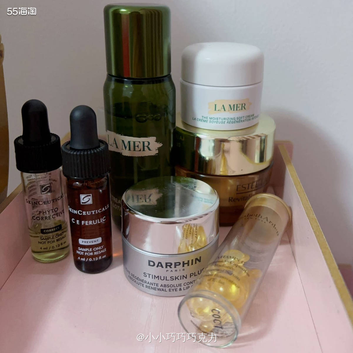以前我真的是不爱用小样，每次小样都卖掉了，或者是给送给别人的