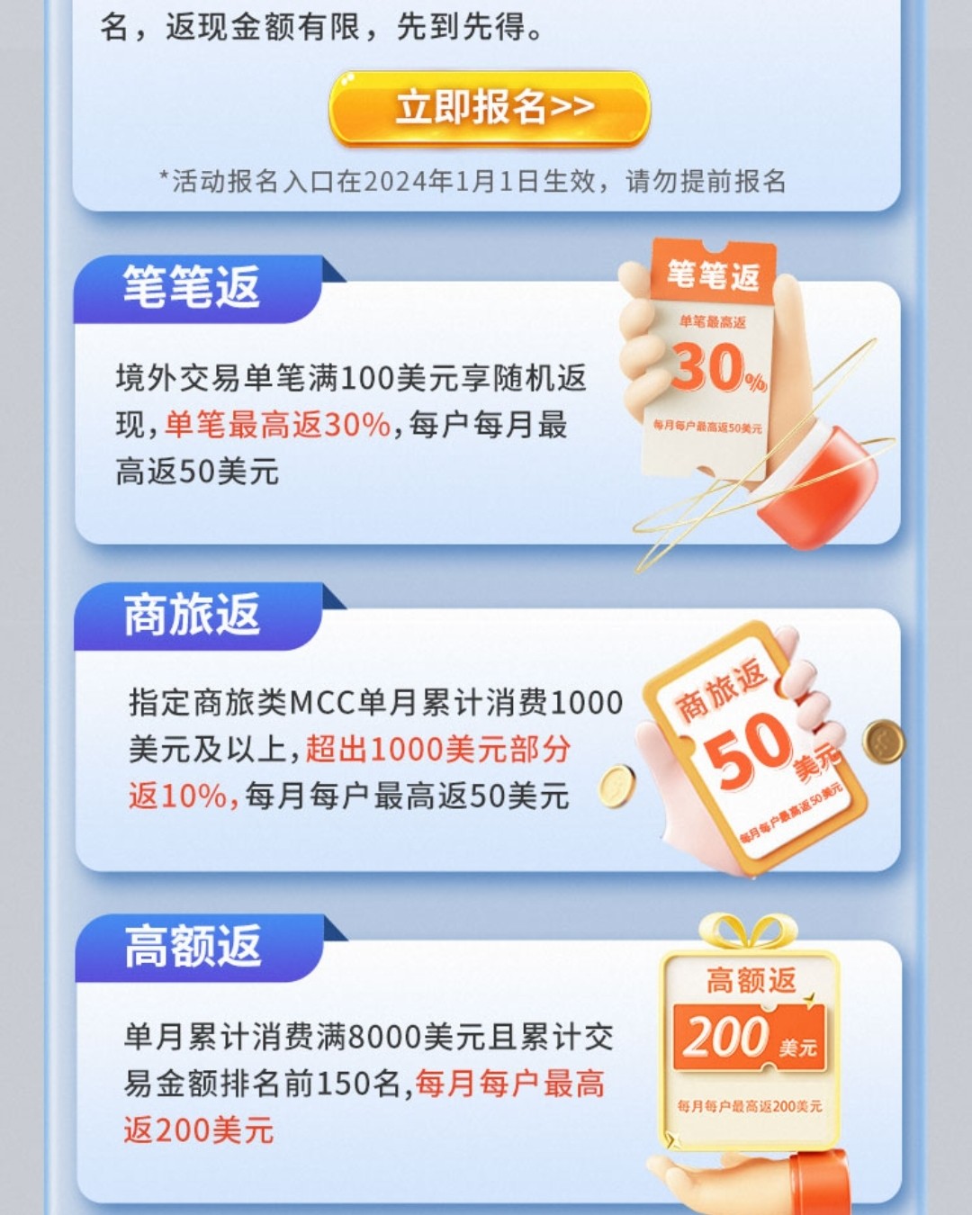 🍓中信银行visa信用卡  🌸信用卡海淘专属活动:笔笔返
