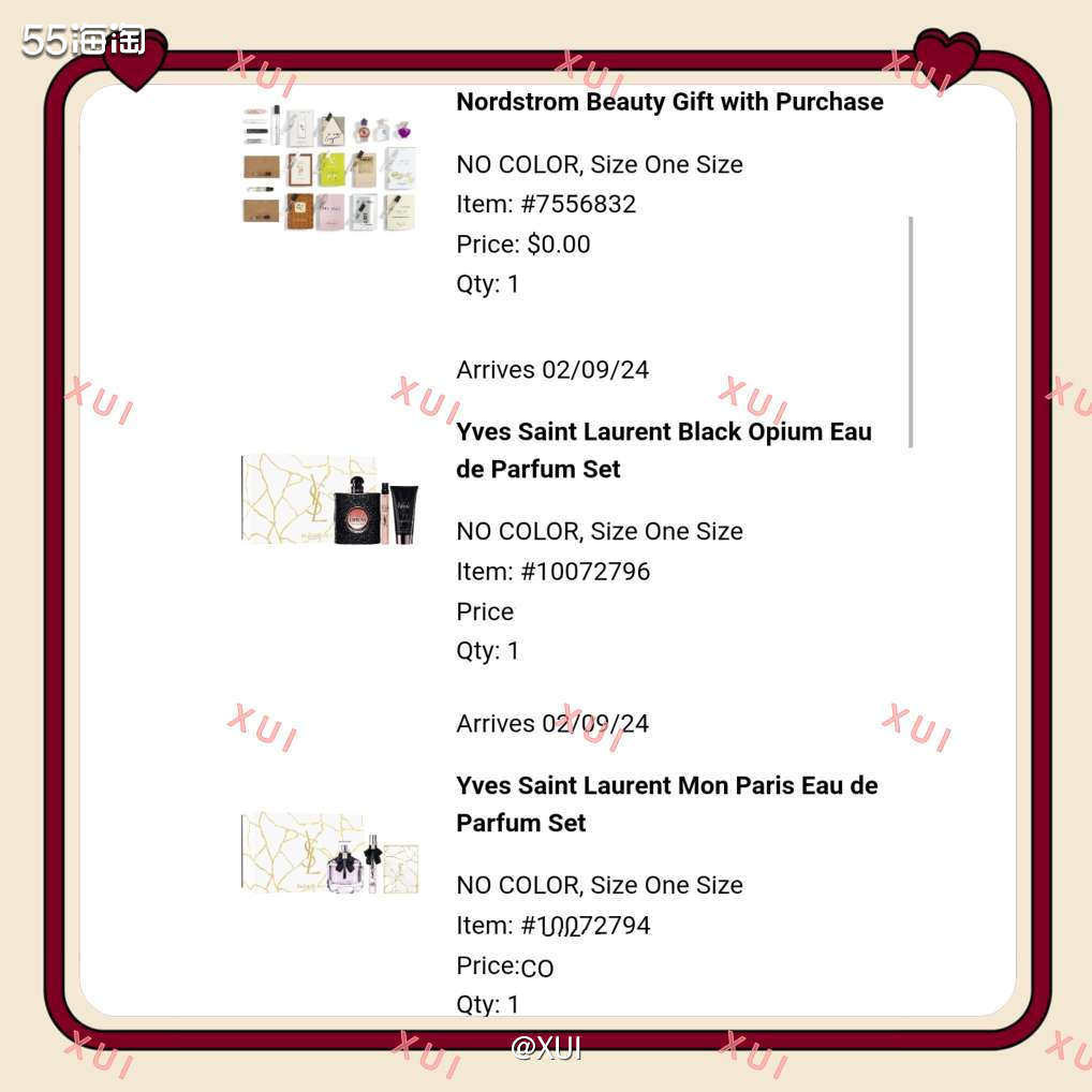 这算是一个悲shang的故事，香水礼包还有货的一天晚上看到n