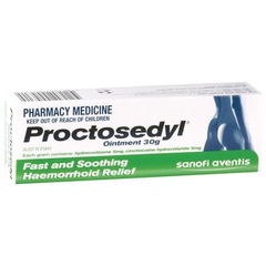 Proctosedyl 痔疮膏 30g（针对内外部痔疮 孕妇可用）