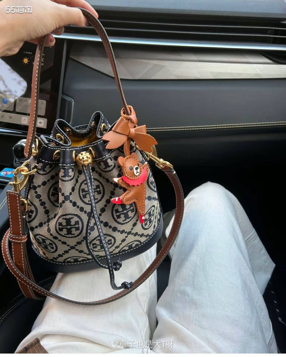 下单网站：美网Tory burch官网 下单商品：老花色水桶