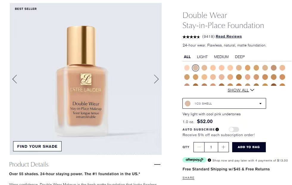 最近，我的化妆台上迎来了一位新宠——雅诗兰黛的DW粉底液。这