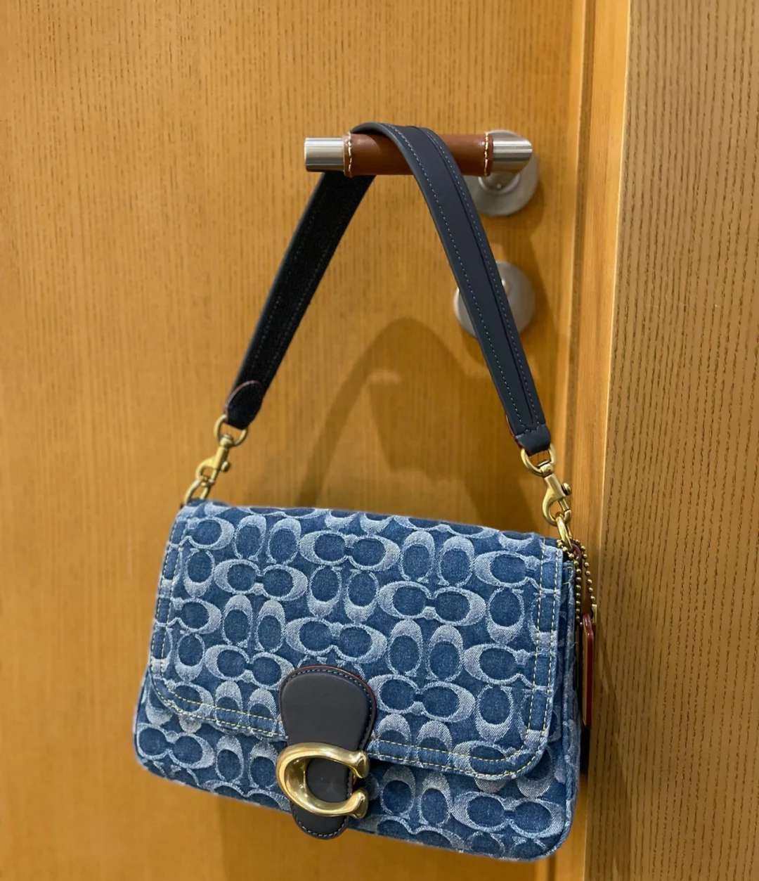 🌻商品名:coach tabby soft蓝丹宁牛仔腋下 
