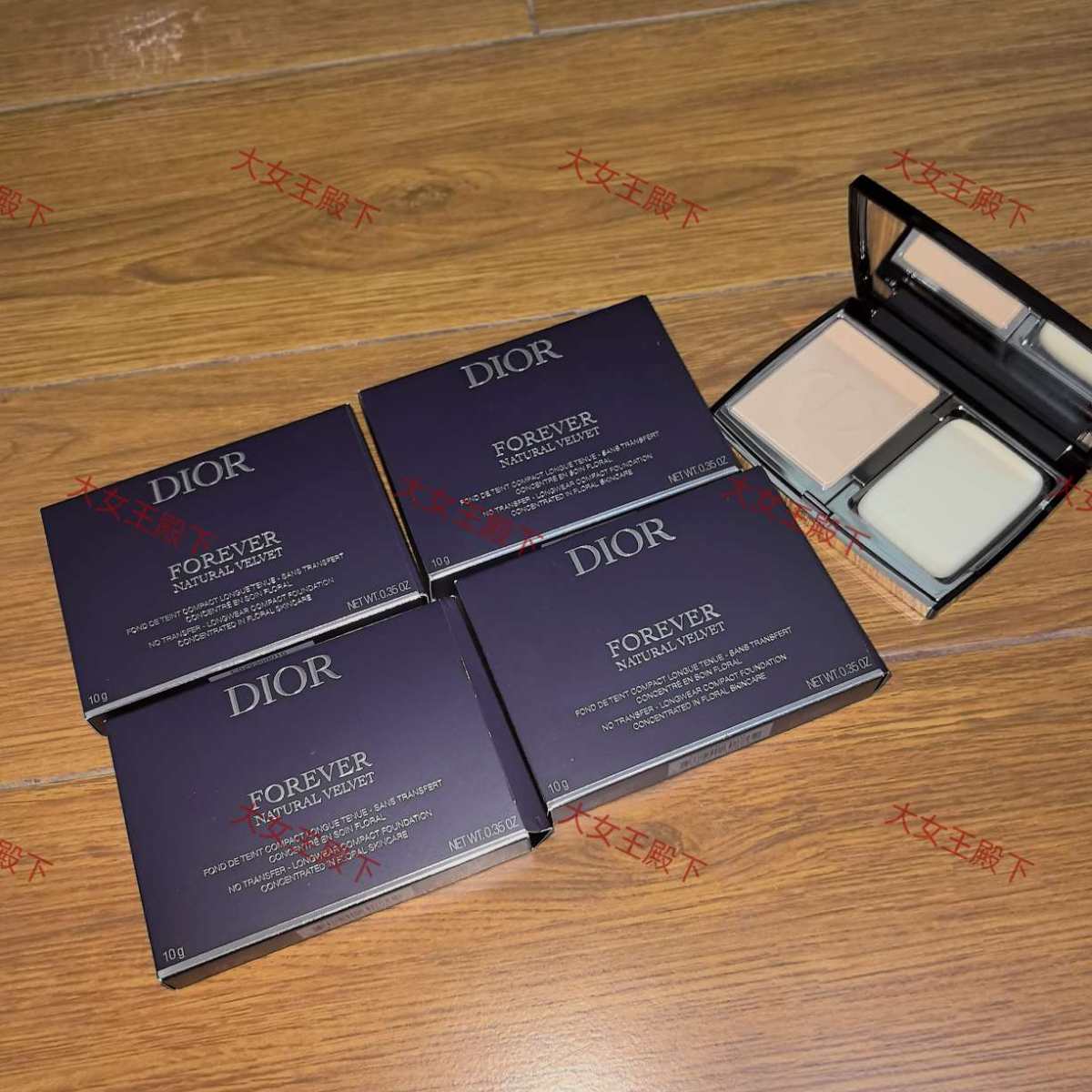 ☑开箱/价格 dior粉饼1n*4 60美金*4 香奈儿眼影