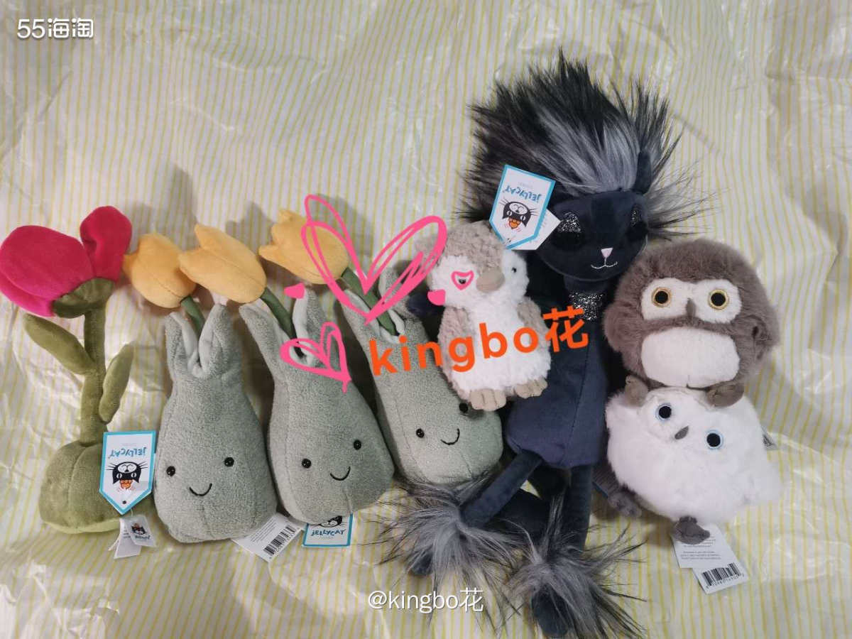 淘一点古早版的Jellycat，对比之下看得出确实一直在改进